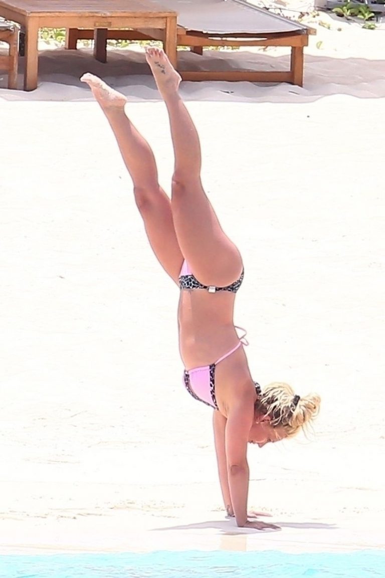 Britney spears bikini beach august