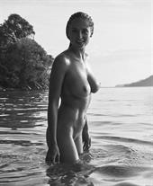 Genevieve Morton nude photo shoot in the water showing her naked boobs.
 Genevieve Morton nude photo shoot in the water showing her naked boobs.