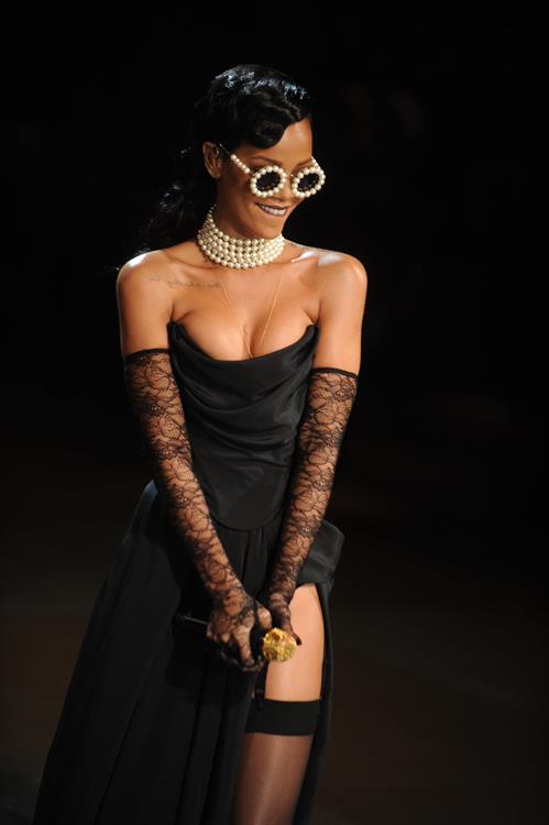 Rihanna in lingerie