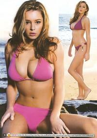 Keeley Hazell in a bikini