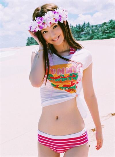 Nozomi Sasaki in a bikini