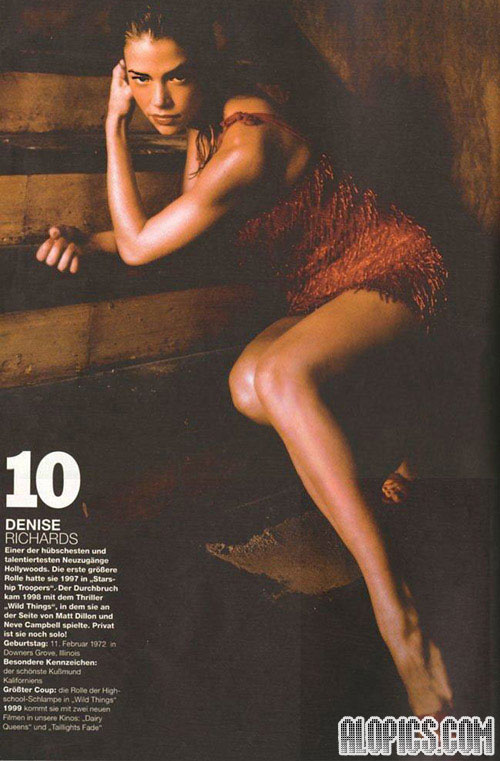 Denise Richards in lingerie