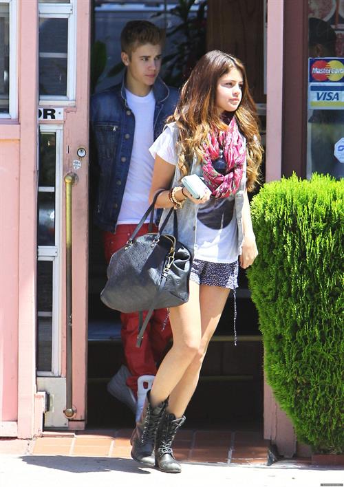 Selena Gomez enjoying a popsicle in Van Nuys on June 30, 2012
