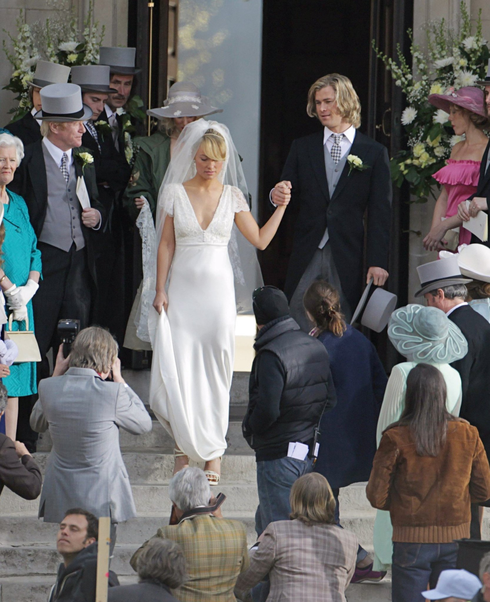 Olivia Wilde on the set for the movie Rush on April 2, 2012