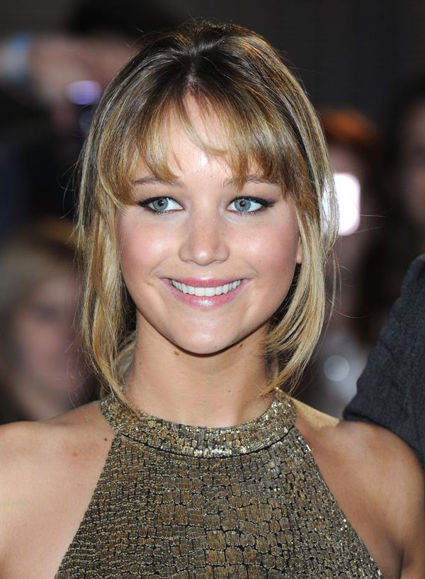 Jennifer Lawrence at the Hunger Games UK premiere on March 14, 2012 