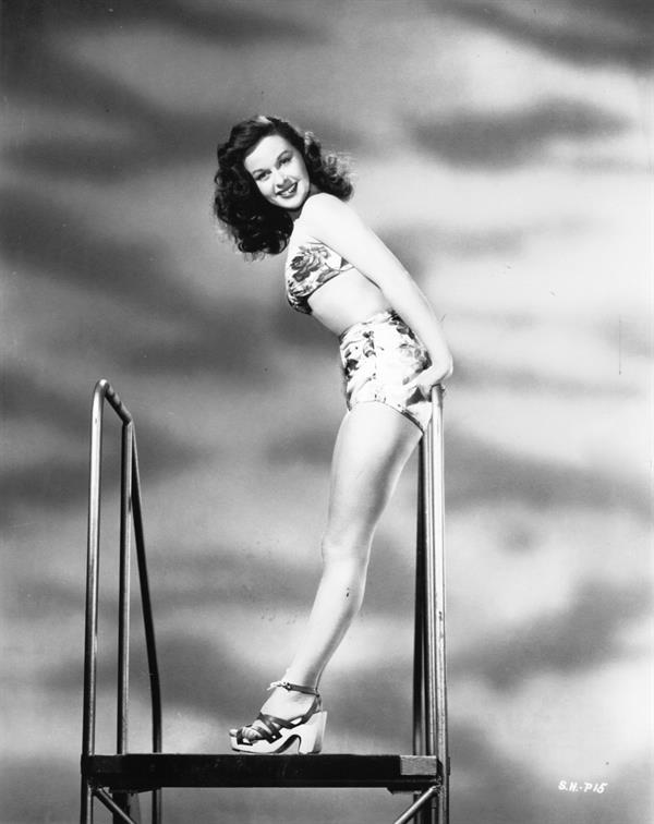 Susan Hayward in a bikini