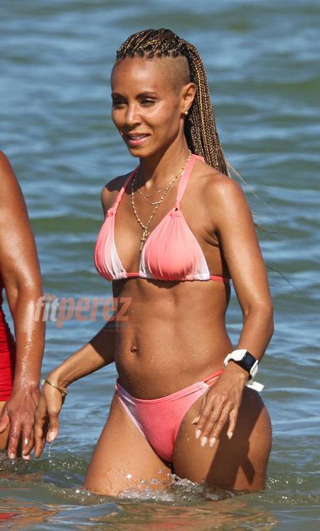 Jada Pinkett Smith in a bikini