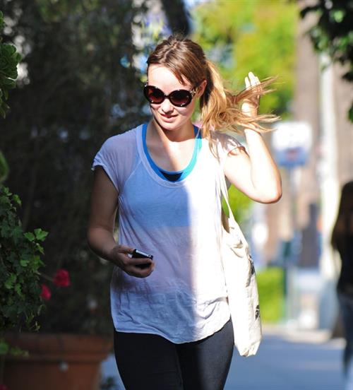 Olivia Wilde leaving a gym in Los Angeles on June 12, 2011 