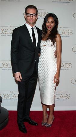 Zoe Saldana Academy Of Motion Picture Arts And Sciences' Scientific & Technical Awards February 9, 2013 