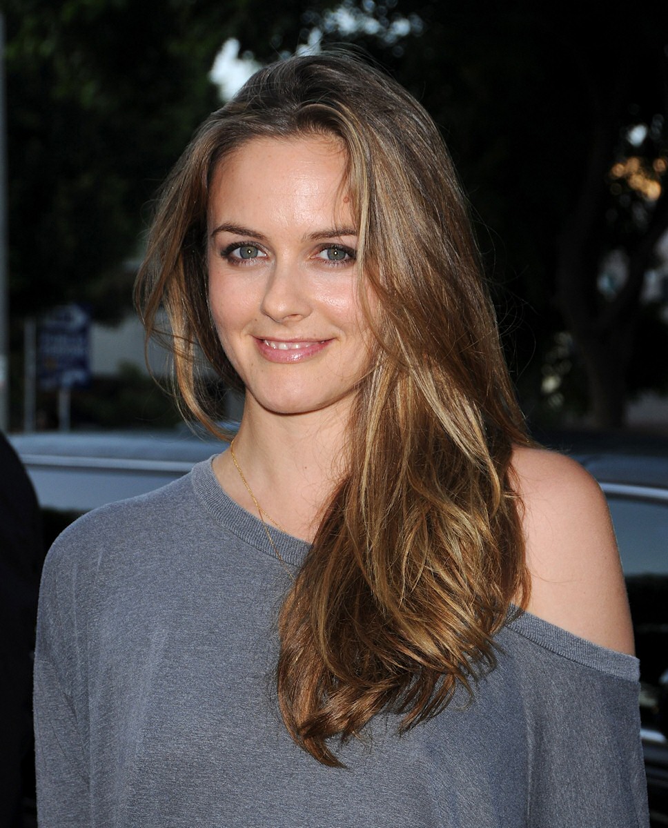 Alicia Silverstone participando da estréia do Pineapple Express em Westwood