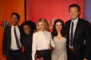 Alison Brie 2011 NBC Upfront at the Hilton in New York City on May 16, 2011