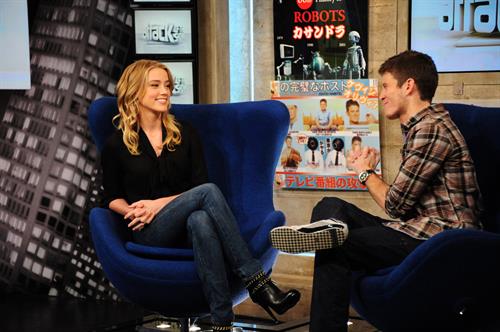 Amber Heard Pictures Amber Heard Attack of the Show and Soon the Darkness on December 20, 2010