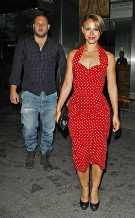 Amelle Berrabah F1 GP party 2010 