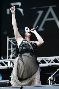 Amy Lee - Evanescence perform at the 2012 Heineken Jammin festival on July 6, 2012