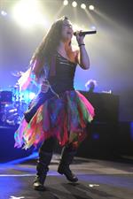 Amy Lee performing live at the Hard Rock Cafe in Hollywood Florida on January 17, 2012