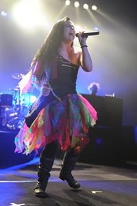 Amy Lee performing live at the Hard Rock Cafe in Hollywood Florida on January 17, 2012