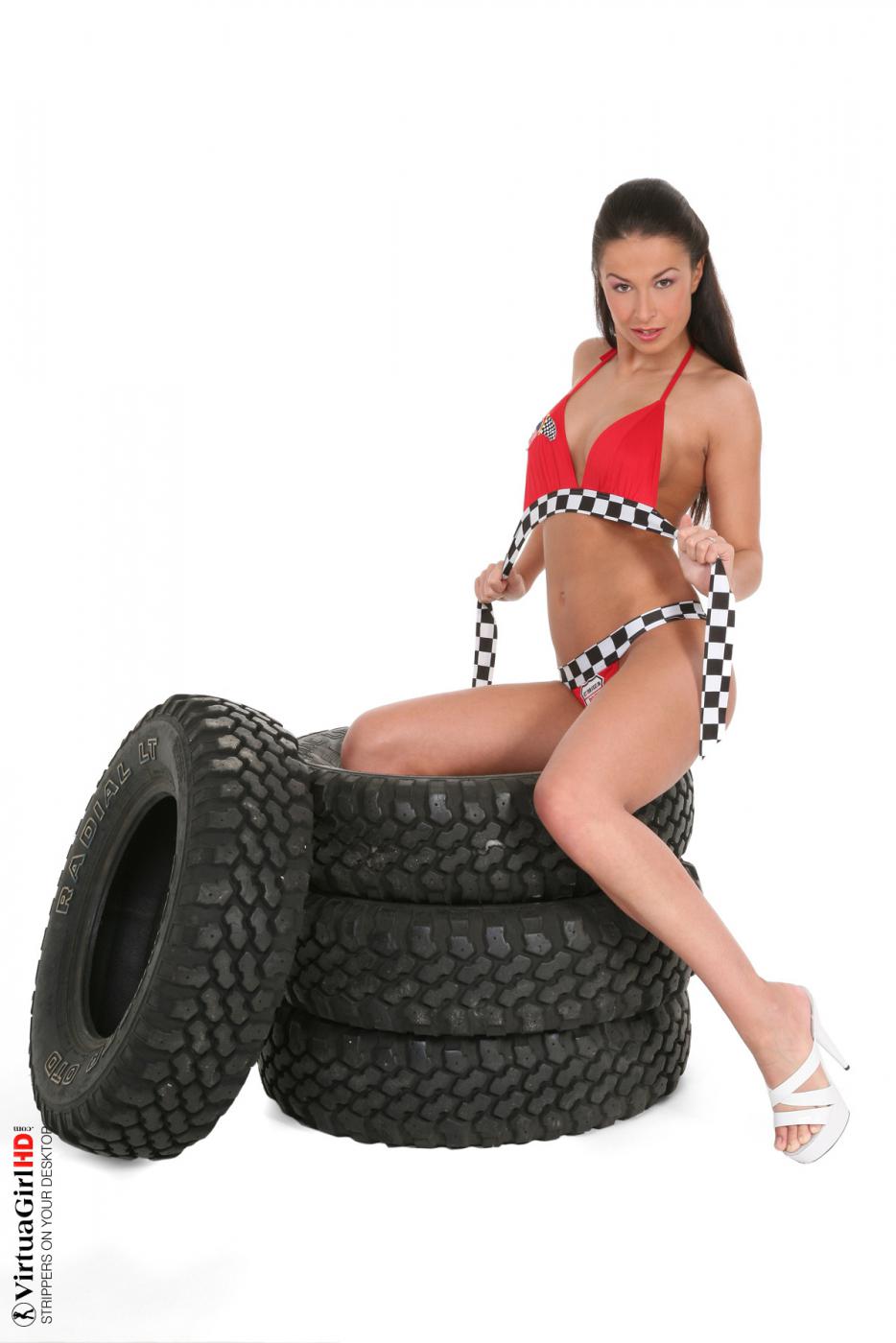 Hana Black in a bikini