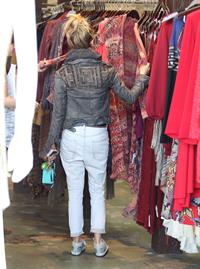 Ashley Tisdale shopping at Planet Blue in Beverly Hills 12/10/12 