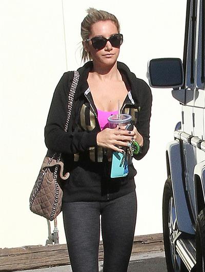 Ashley Tisdale out and about in LA 12/11/12 