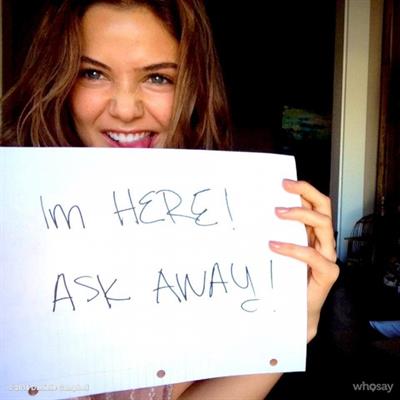 Danielle Campbell taking a selfie