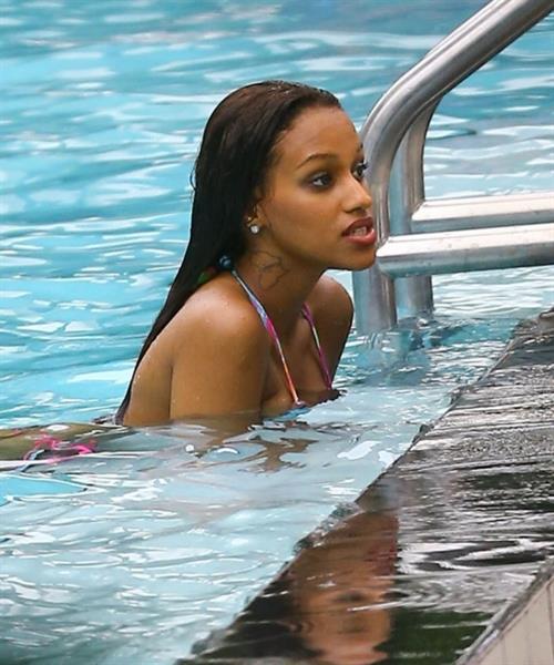 Fanny Neguesha in a bikini