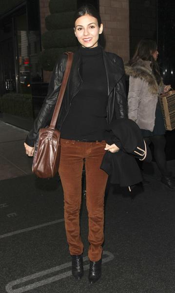 Victoria Justice out and about in New York 2/12/13 