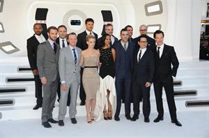 Zoe Saldana attends the 'Star Trek Into Darkness' UK Premiere at the Empire Leicester Square in London