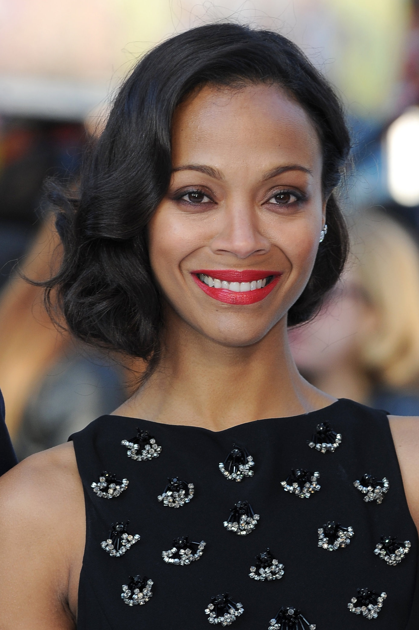 Zoe Saldana attends the 'Star Trek Into Darkness' UK Premiere at the Empire Leicester Square in London