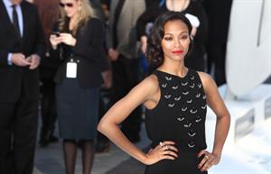 Zoe Saldana attends the 'Star Trek Into Darkness' UK Premiere at the Empire Leicester Square in London