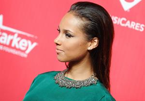 Alicia Keys 2012 Musicares Person of the Year Gala in Los Angeles on February 10, 2012