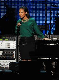 Alicia Keys 2012 Musicares Person of the Year Gala in Los Angeles on February 10, 2012