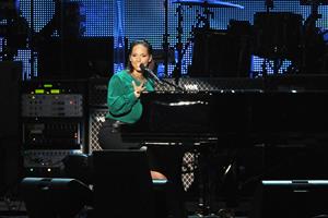 Alicia Keys 2012 Musicares Person of the Year Gala in Los Angeles on February 10, 2012
