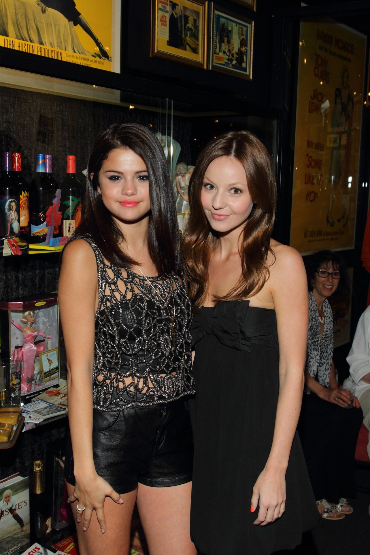 Selena Gomez at the Marilyn Monroe exhibit at the Hollywood Museum on May 30, 2012