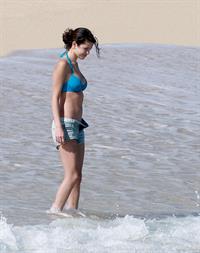 Selena Gomez on vacation in Mexico on December 7, 2011