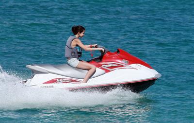 Selena Gomez on vacation in Mexico on December 7, 2011