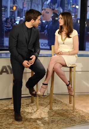 Anne Hathaway appears on NBC News Today Show on November 18, 2010
