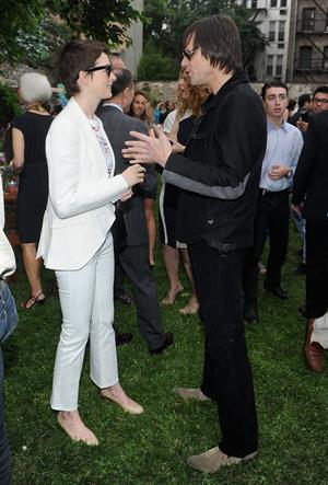 Anne Hathaway Stella McCartney Spring 2012 Presentation Dinner on June 11, 2012