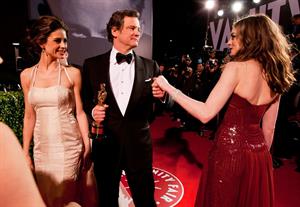 Anne Hathaway Vanity Fair Oscar Party on February 27, 2011
