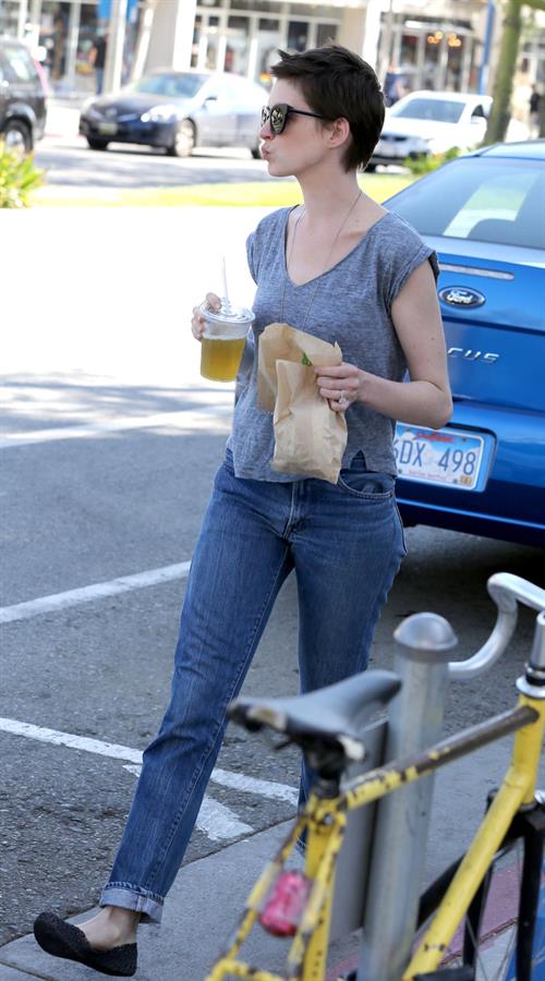 Anne Hathaway in West Hollywood June 21, 2012