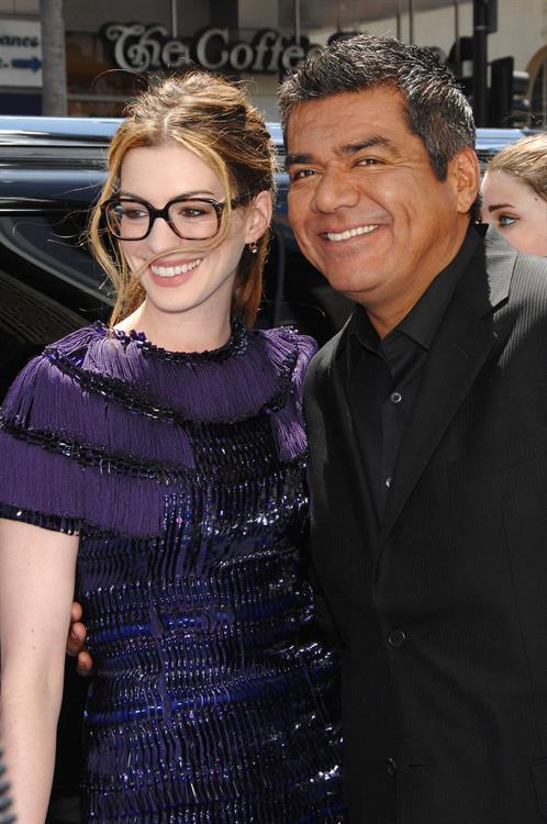 Anne Hathaway attending the Rio Los Angeles premiere on April 10, 2011