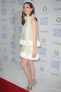 Anne Hathaway Love & Other Drugs screening at the DGA Theater in New York City on November 16, 2010