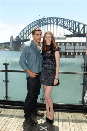 Anne Hathaway press conference at Welsh Bay in Sydney on December 6, 2010