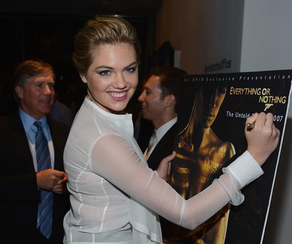 Kate Upton  'Everything or Nothing: The Untold Story of 007' premiere in New York 10/3/12 