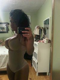 Anonymous in lingerie taking a selfie