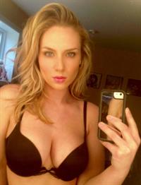 Anonymous in lingerie taking a selfie