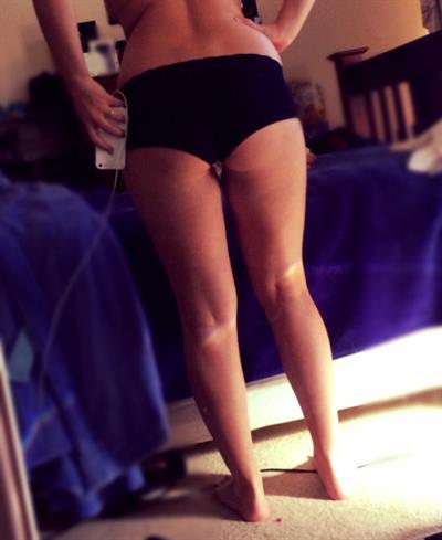 Anonymous taking a selfie and - ass