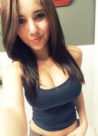 Angie Varona taking a selfie