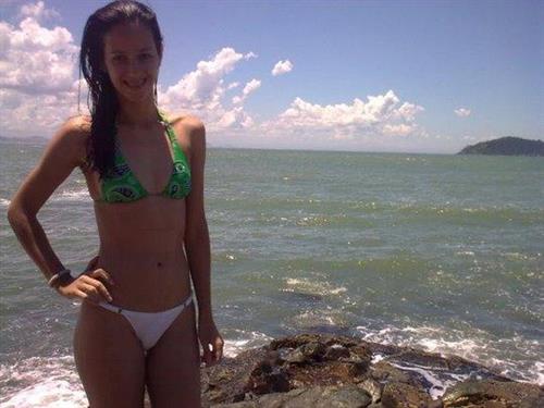 Anonymous in a bikini