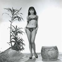 Irene Tsu in a bikini