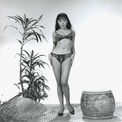 Irene Tsu in a bikini